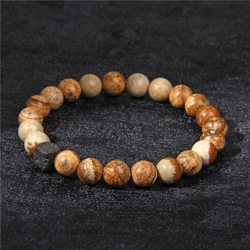 Handmade Men Beaded Bracelet Square Lava Volcanic Stone Charm Bracelet Natural Labradorite Mapstone Beads Bangles Jewelry Gifts
Handmade Men Beaded Bracelet Square Lava Volcanic Stone Charm Bracelet Natural Labradorite Mapstone Beads Bangles Jewelry Gifts