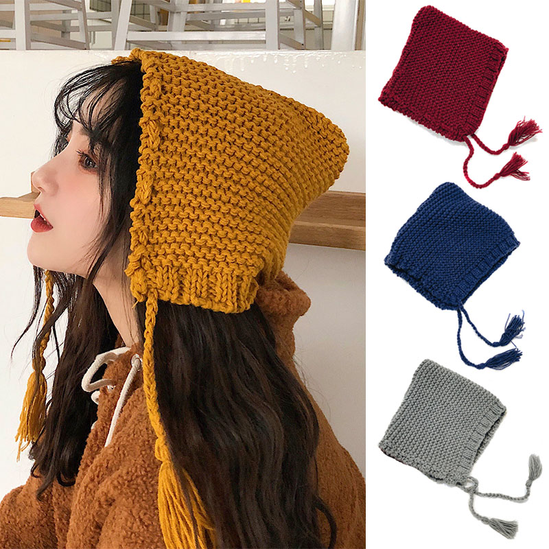 Ladies Girls Knitted Hat Warm Hooded Hat For Autumn Winter Gorros Mujer Invierno Women Casual Solid Color Caps, Gray
Ladies Girls Knitted Hat Warm Hooded Hat For Autumn Winter Gorros Mujer Invierno Women Casual Solid Color Caps, Gray
