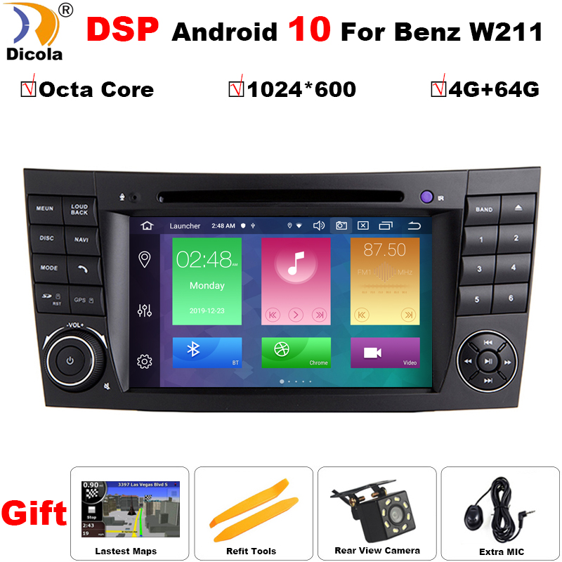 Octa Core IPS DSP 4G+64G ROM Android 10 Car DVD For E-Class W211 CLS W219 G-Class W463 Radio GPS Player Head Unit
Octa Core IPS DSP 4G+64G ROM Android 10 Car DVD For E-Class W211 CLS W219 G-Class W463 Radio GPS Player Head Unit