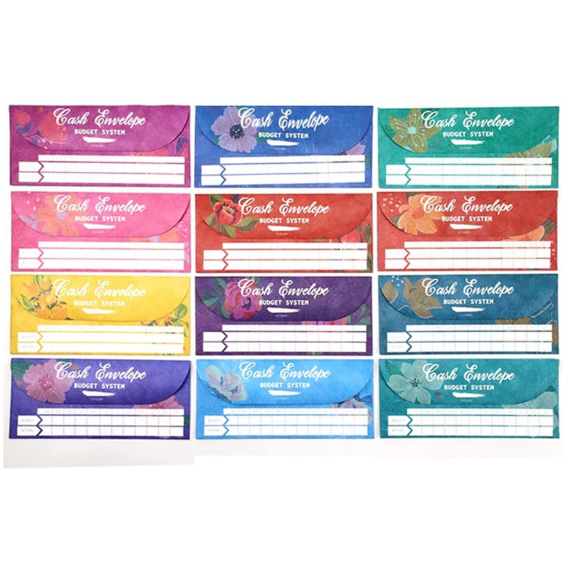12 Pack Cash Envelopes for Budget System Money Envelopes for Budgeting and Saving Reusable and Water Resistant
12 Pack Cash Envelopes for Budget System Money Envelopes for Budgeting and Saving Reusable and Water Resistant