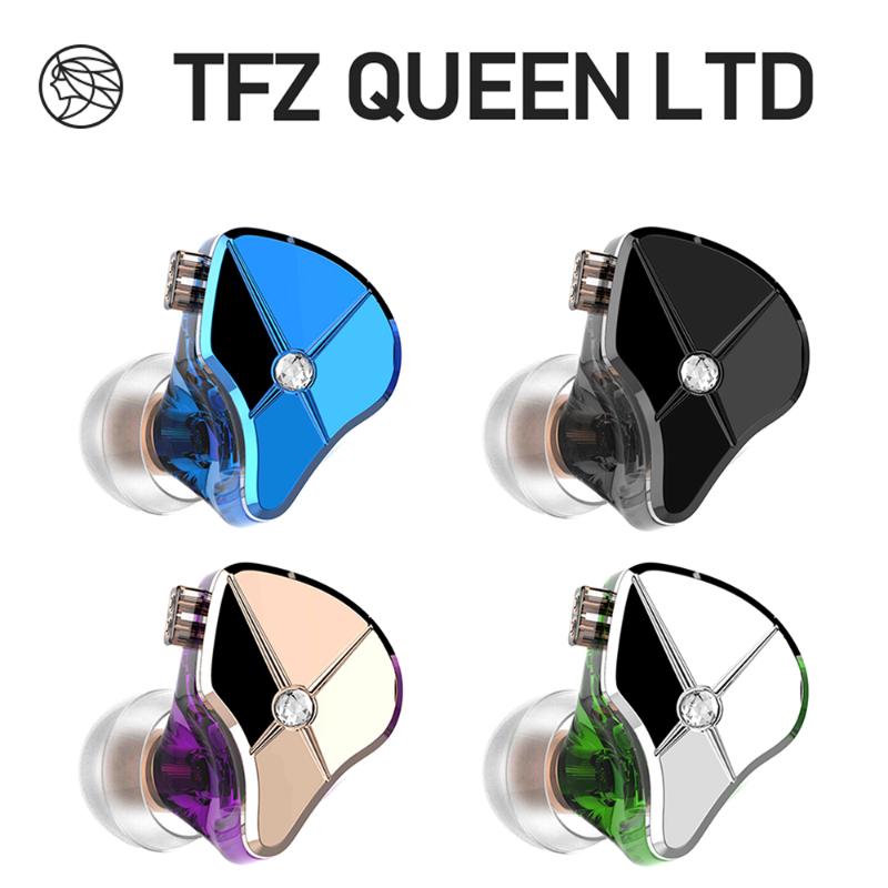 

TFZ QUEEN LTD The Fragrant Zither Stage Earphone 2Pin HIFI Monitor IEM 3.5mm In Ear Sports Dynamic DJ Earbuds Diamond Diaphragm