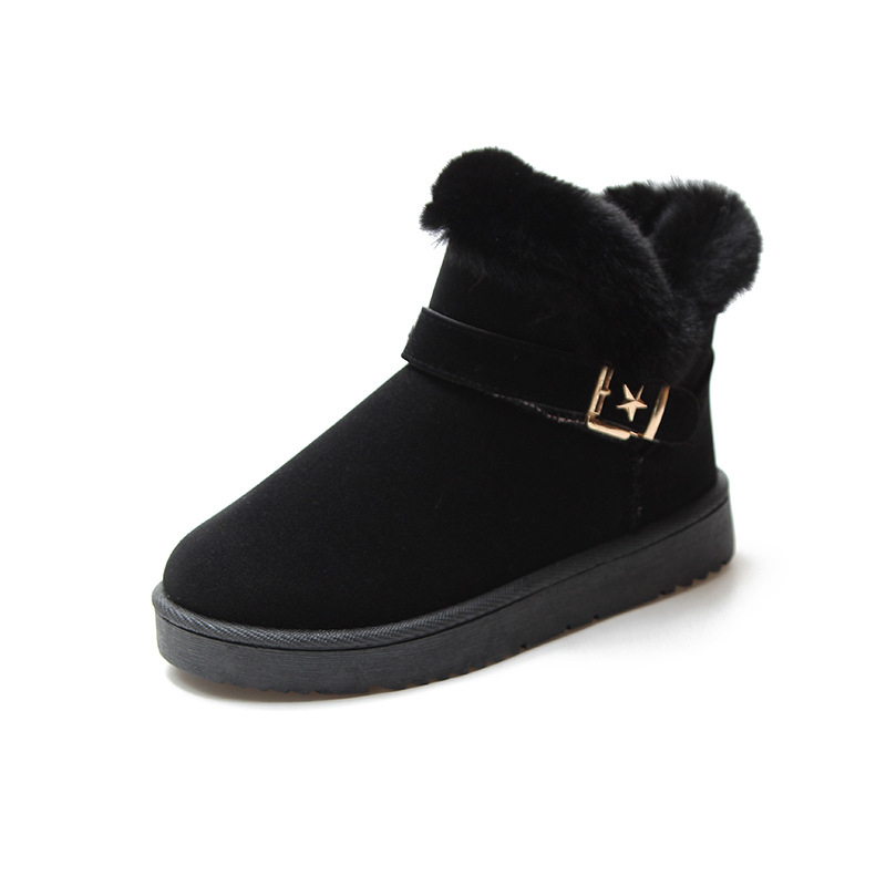Snow Boots Woman Winter Women Ankle Boot Fashion Plus Size Non-slip Flat Booties Keep Warm Ladies Shoes Botas mujer C11-50, Black
Snow Boots Woman Winter Women Ankle Boot Fashion Plus Size Non-slip Flat Booties Keep Warm Ladies Shoes Botas mujer C11-50, Black