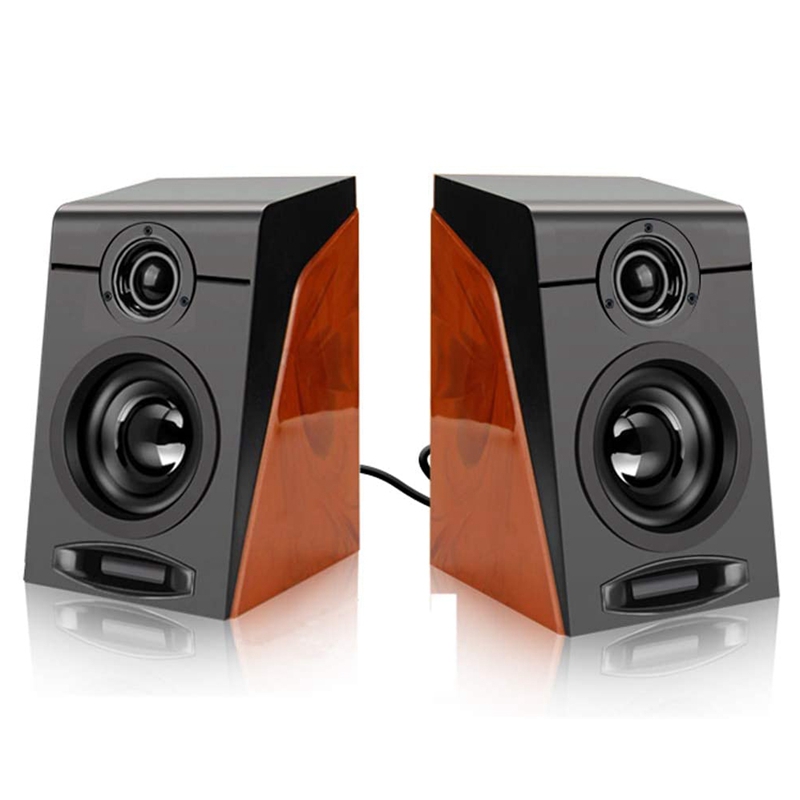 3Wx2 Computer Speakers with Surround Stereo USB Wired Powered Multimedia Speaker for PC/Laptops/Smart Phone 
3Wx2 Computer Speakers with Surround Stereo USB Wired Powered Multimedia Speaker for PC/Laptops/Smart Phone
