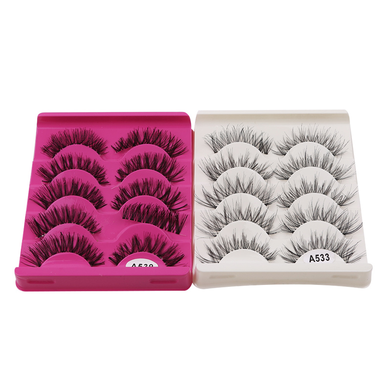 5Pair/Box Eyelashes 3D Artificial Fiber Long Lasting Lashes Women Volume Eyelashes Extension False
5Pair/Box Eyelashes 3D Artificial Fiber Long Lasting Lashes Women Volume Eyelashes Extension False