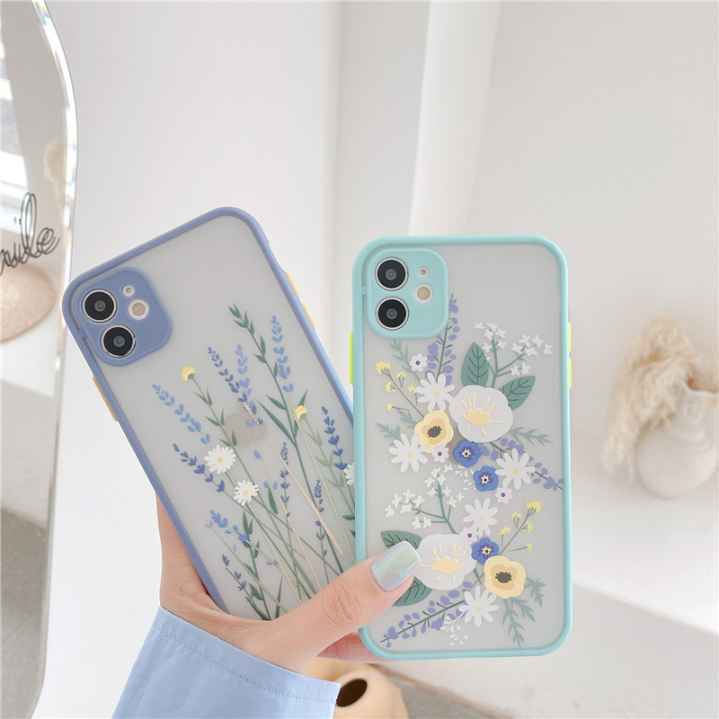 NEW Fashion Pretty Flowers Phone Case For iPhone 11 Pro Max 7 8 Plus X XR XS Max SE 2020 Luxury Color Thick Border Cover
NEW Fashion Pretty Flowers Phone Case For iPhone 11 Pro Max 7 8 Plus X XR XS Max SE 2020 Luxury Color Thick Border Cover