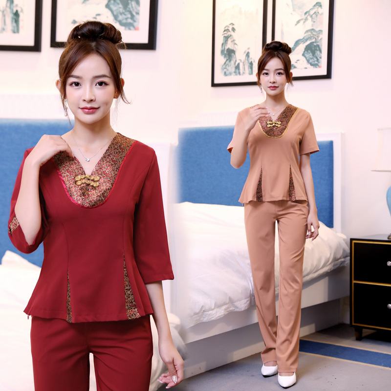Huilai beautician overalls autumn and winter wear SPA health beauty service beauty salon overalls pants new women's apron
Huilai beautician overalls autumn and winter wear SPA health beauty service beauty salon overalls pants new women's apron
