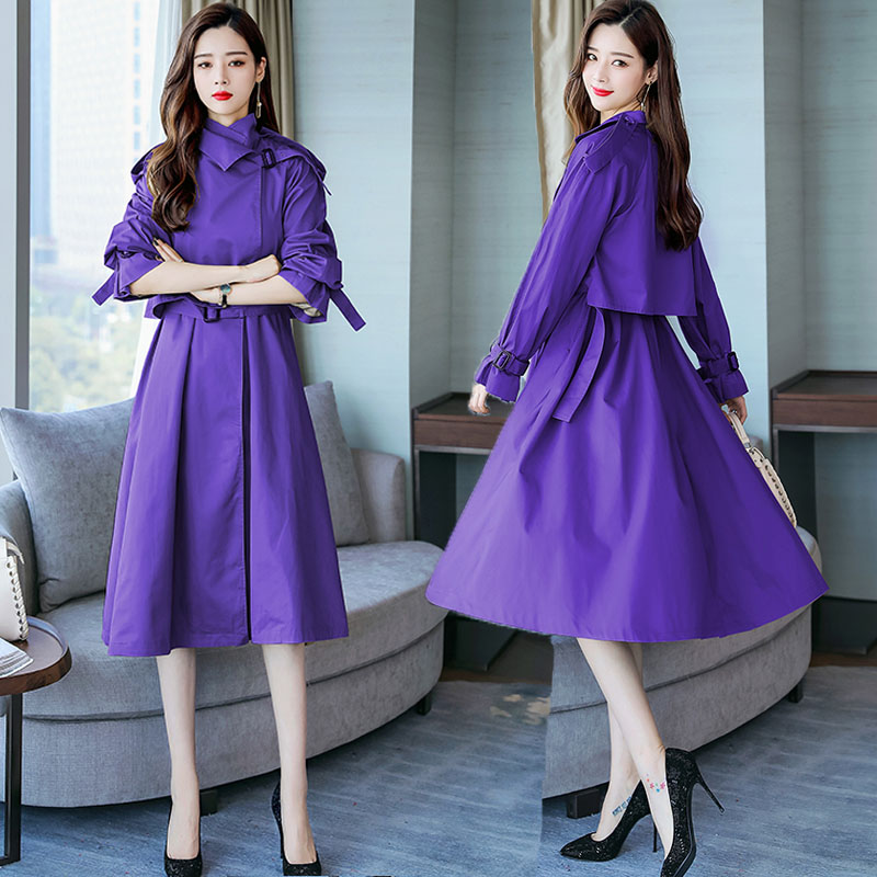 2020 Spring Fall Fashion Womens Clothes , Korean Purple Black Grey Long Trench Coat for Women , Woman High Waist Coats
2020 Spring Fall Fashion Womens Clothes , Korean Purple Black Grey Long Trench Coat for Women , Woman High Waist Coats