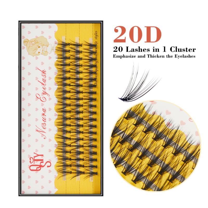 QSTY 0.07C 20D Professional Individual Eyelash Extension Natural Long Black Effect Makeup False Cluster Eyelashes Soft Cilia
QSTY 0.07C 20D Professional Individual Eyelash Extension Natural Long Black Effect Makeup False Cluster Eyelashes Soft Cilia