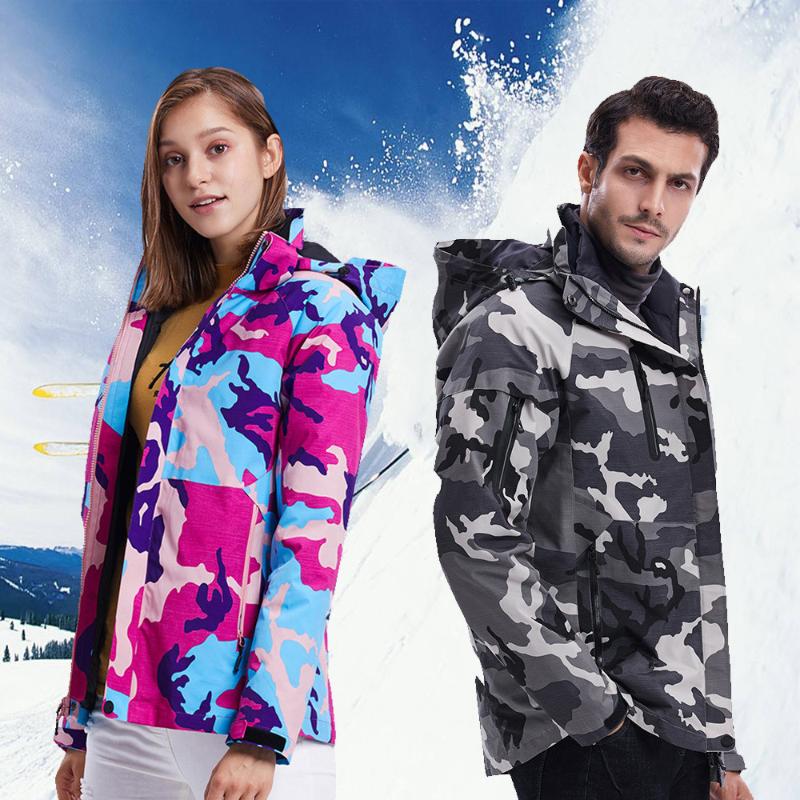 Ski Suit Men and Women Winter Warm Windproof Waterproof Outdoor Sports Snow Jackets Hot Ski Equipment Snowboard Jacket Men Brand, Women rose red
Ski Suit Men and Women Winter Warm Windproof Waterproof Outdoor Sports Snow Jackets Hot Ski Equipment Snowboard Jacket Men Brand, Women rose red