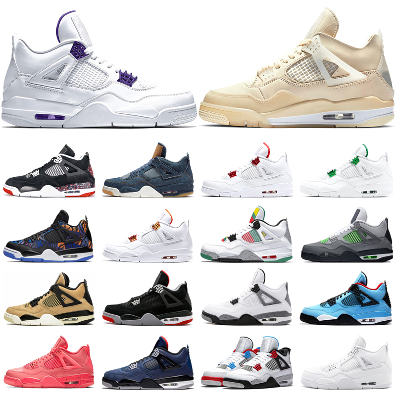 Top OG Jumpman 4 4s Basketball Shoes New Sail OVO Bred Neon Court Purple Orange Metallic Carnival Black Gum Mens Trainers Sports Sneakers, #26 fiba
Top OG Jumpman 4 4s Basketball Shoes New Sail OVO Bred Neon Court Purple Orange Metallic Carnival Black Gum Mens Trainers Sports Sneakers, #26 fiba