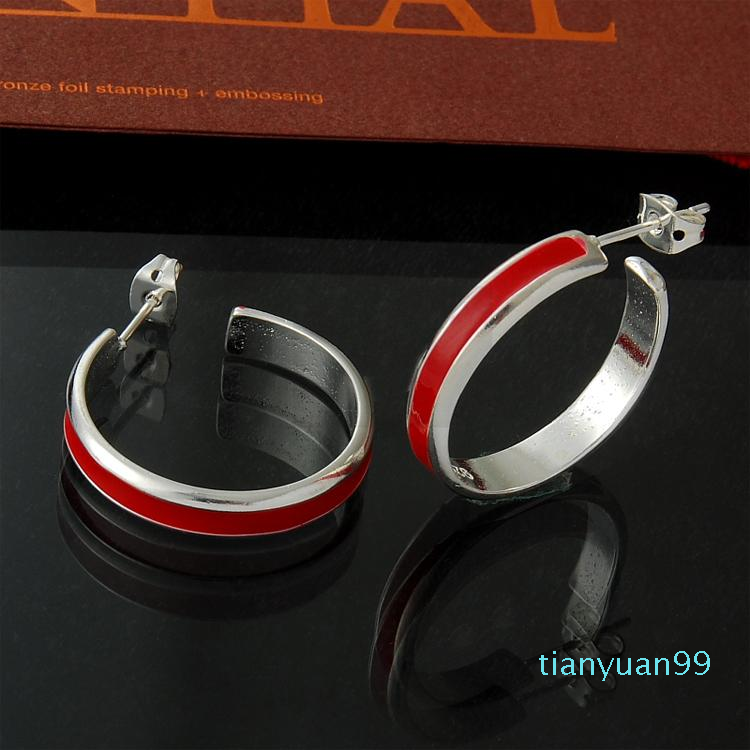 Hot Sale Fashion Jewelry enamel Painting Women's Hoop Earrings Pearcing Earrings in 925 Sterling Silver, Golden;silver
Hot Sale Fashion Jewelry enamel Painting Women's Hoop Earrings Pearcing Earrings in 925 Sterling Silver, Golden;silver