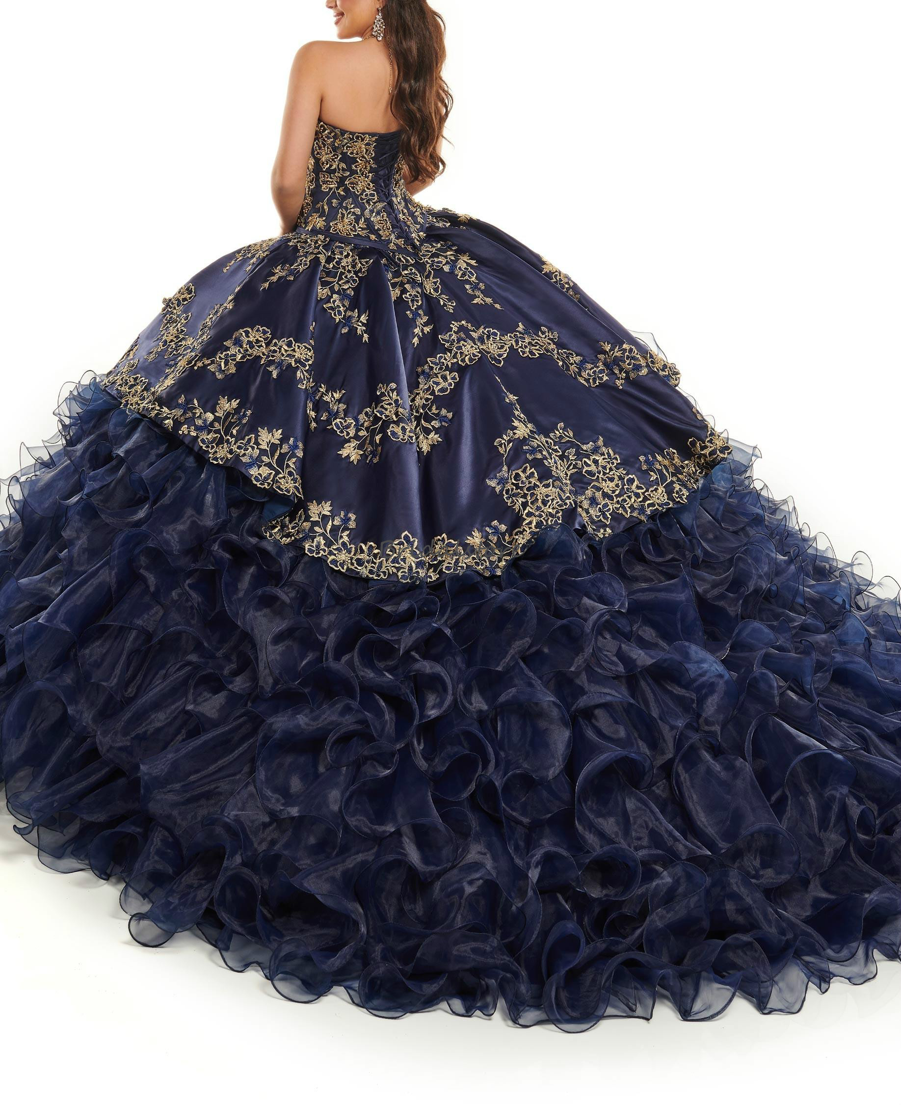 Red Princess Quinceanera Dresses With Embroidery 2021 Sweethart Organza Ruffles Tiered Masquerade Prom Party Dresses Vintage Sweet 16 Dress