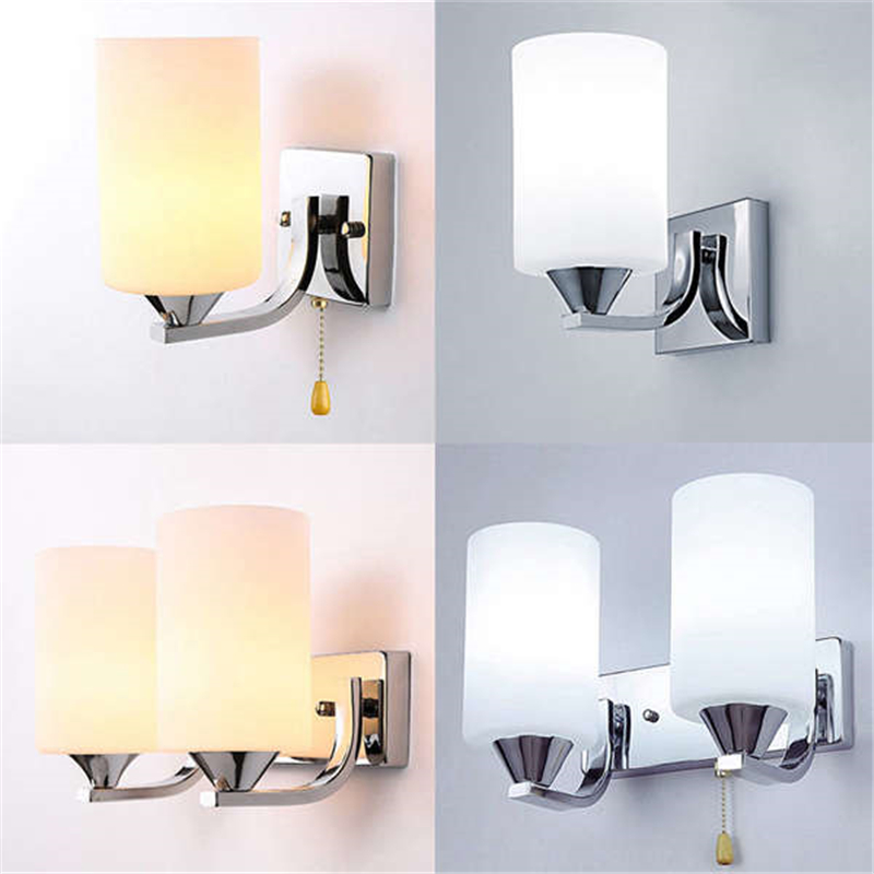 Modern Glass Led Light Wall Sconce Lamp Lighting Stainless Steel Glass Wall Sconce Cylinder Fixture Indoor Bedroom Decor
Modern Glass Led Light Wall Sconce Lamp Lighting Stainless Steel Glass Wall Sconce Cylinder Fixture Indoor Bedroom Decor