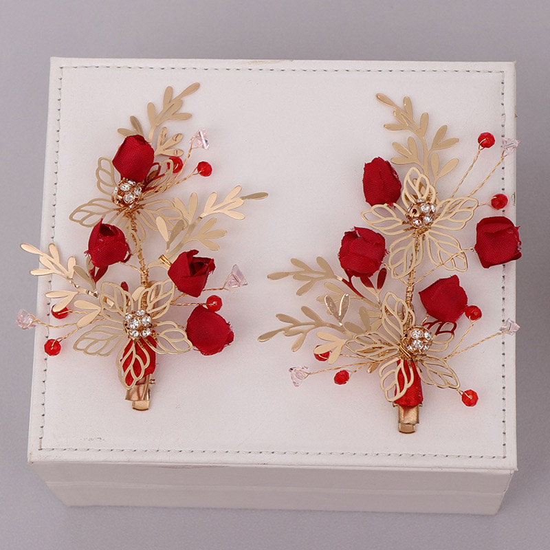 FORSEVEN Women Girl Delicate Handmade Crystal Red Flower Hairpins Bridal Bride Noiva Wedding Hair Jewelry Headpieces Ornaments
FORSEVEN Women Girl Delicate Handmade Crystal Red Flower Hairpins Bridal Bride Noiva Wedding Hair Jewelry Headpieces Ornaments