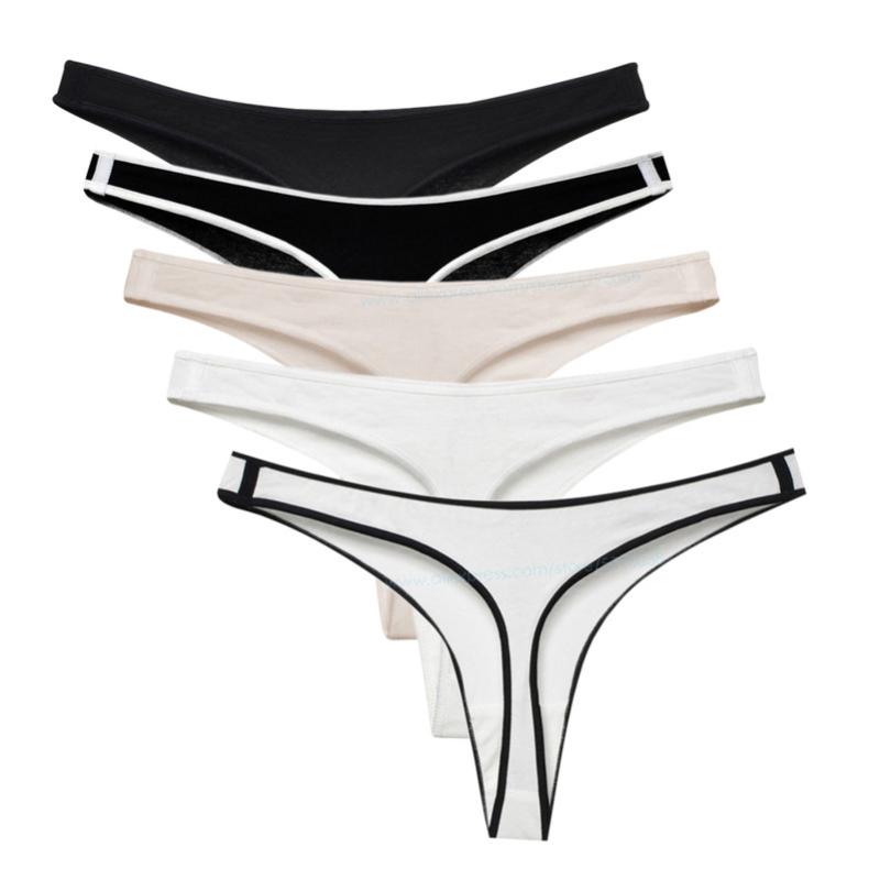 5pcs Women Underwear T-back Thong G-String Panties Sexy Underwear For Women, Pack of 5
5pcs Women Underwear T-back Thong G-String Panties Sexy Underwear For Women, Pack of 5