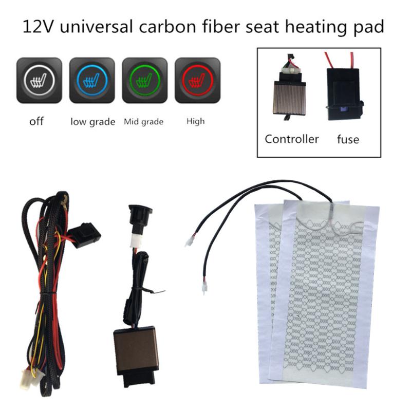 12V universal seat heater Automobiles cushion heated warm support 4 color symbol smart switch 4 heating cover part for car
12V universal seat heater Automobiles cushion heated warm support 4 color symbol smart switch 4 heating cover part for car