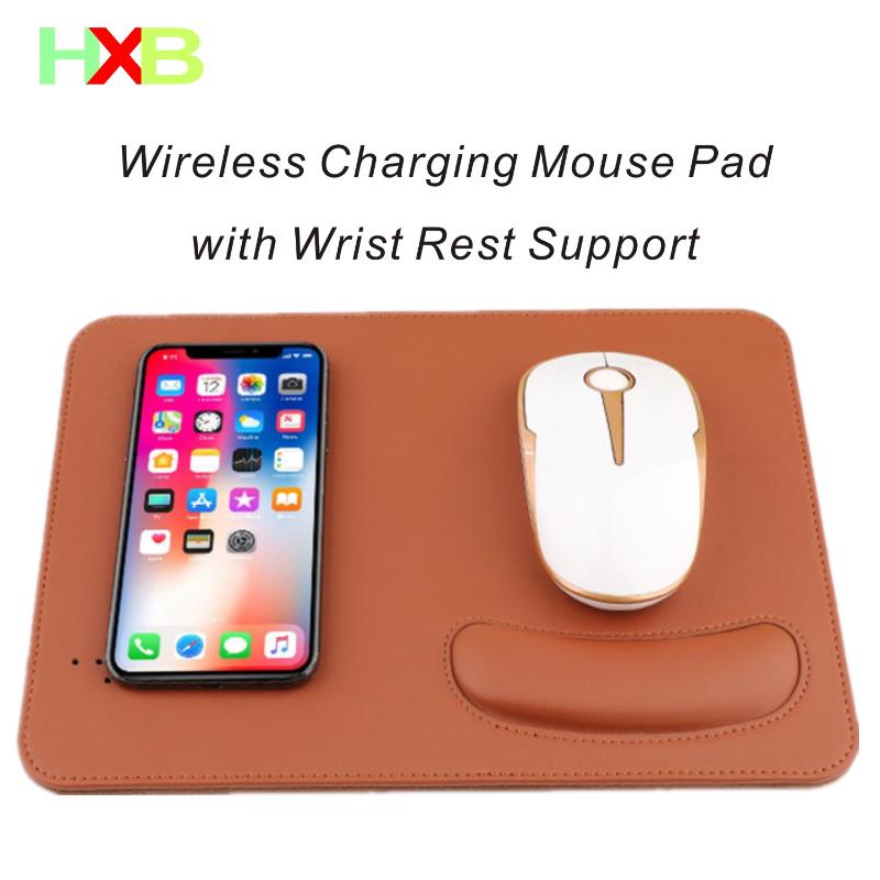 HXB Qi Wireless Charger For 11 X XS XR 8 Wireless Charging Pad With MousePad PU Leather Mat Wrist Rest Mouse Pad
HXB Qi Wireless Charger For 11 X XS XR 8 Wireless Charging Pad With MousePad PU Leather Mat Wrist Rest Mouse Pad
