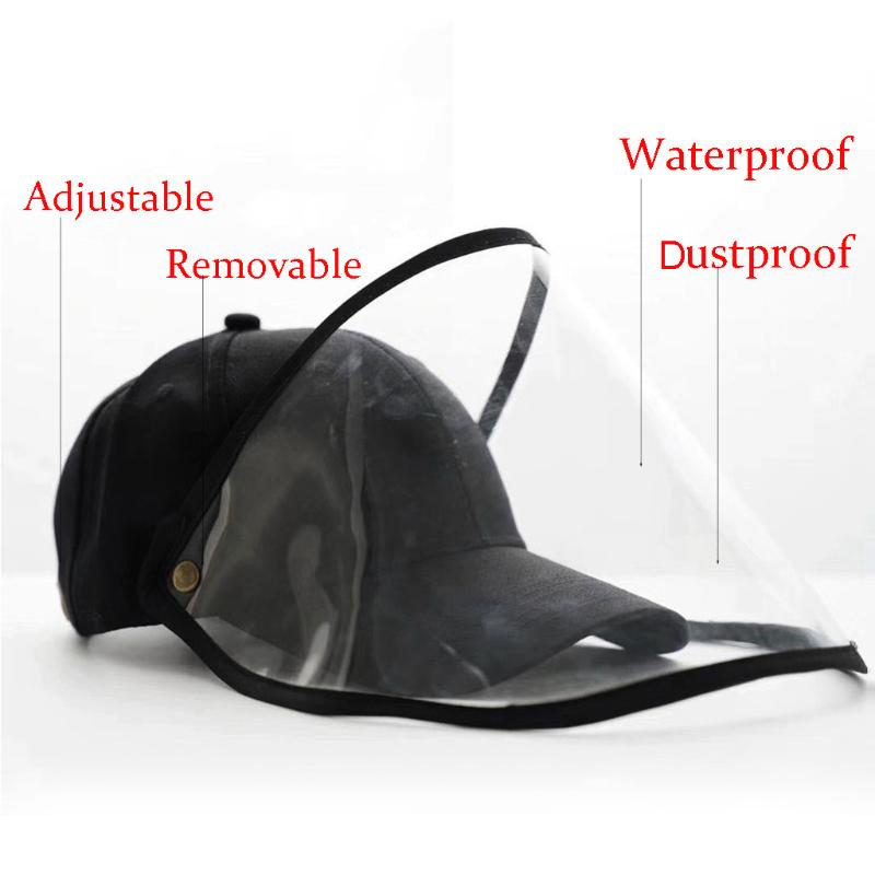 2020 Anti-spitting Protective Hat Dustproof Cover Peaked Cap Hat Adjustable Size Waterproof Bassball gorras para hombre#J, As pic
2020 Anti-spitting Protective Hat Dustproof Cover Peaked Cap Hat Adjustable Size Waterproof Bassball gorras para hombre#J, As pic