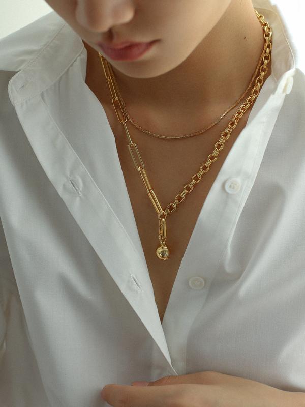 Timeless Wonder Brass Detachable Ball Chains Necklace Women Jewelry Punk Designer Ins Trendy Hiphop Top Set Party Ins Fancy 5481
Timeless Wonder Brass Detachable Ball Chains Necklace Women Jewelry Punk Designer Ins Trendy Hiphop Top Set Party Ins Fancy 5481