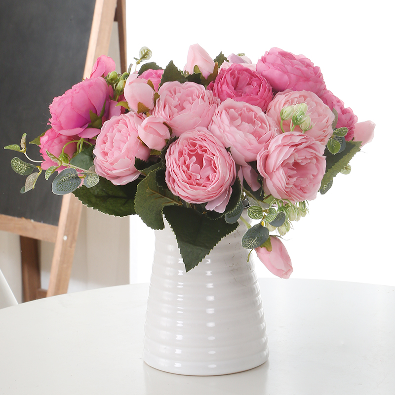 1 Bundle Silk Peony Bouquet Home Decoration Accessories Wedding Party Scrapbook Fake Flowers Diy Craft Artificial Roses Flowers, Blue
1 Bundle Silk Peony Bouquet Home Decoration Accessories Wedding Party Scrapbook Fake Flowers Diy Craft Artificial Roses Flowers, Blue