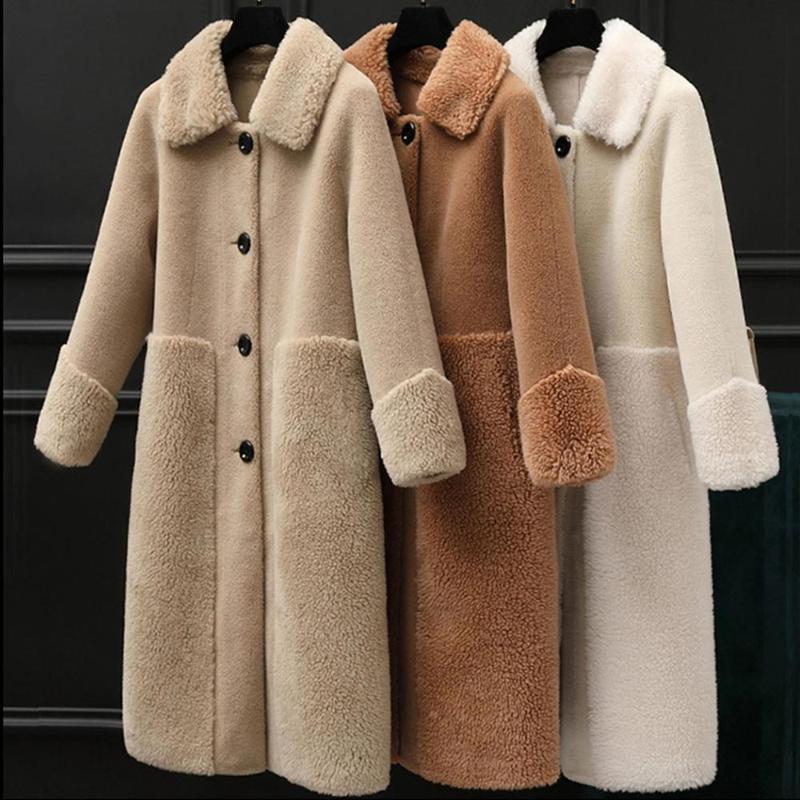 Faux Fur Coat Plus Size Women Winter Fluffy 2020 Plush Coat Solid Long Sleeve Lapel Button Splice Long Warm Soft Outwear, Beige
Faux Fur Coat Plus Size Women Winter Fluffy 2020 Plush Coat Solid Long Sleeve Lapel Button Splice Long Warm Soft Outwear, Beige