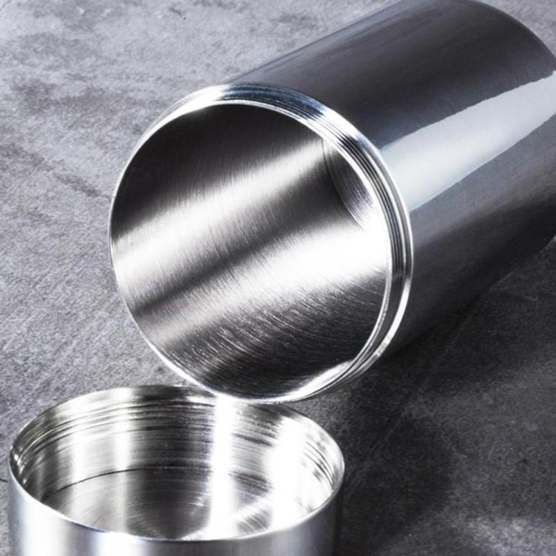 304 Stainless Steel Pot Thickened Portable Travel Portable Small Storage Sealed Tank Leaves Can Storage Box Container
304 Stainless Steel Pot Thickened Portable Travel Portable Small Storage Sealed Tank Leaves Can Storage Box Container