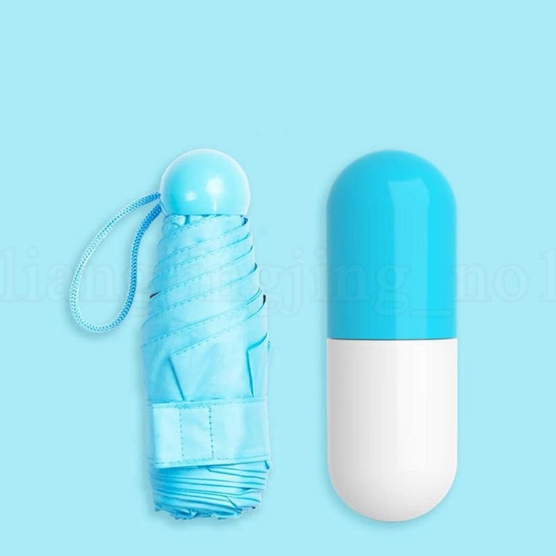 Mini Pocket Size Umbrella Anti UV Mini Capsule Paraguas Windproof Folding Umbrellas Rain Pocket Capsule Umbrella