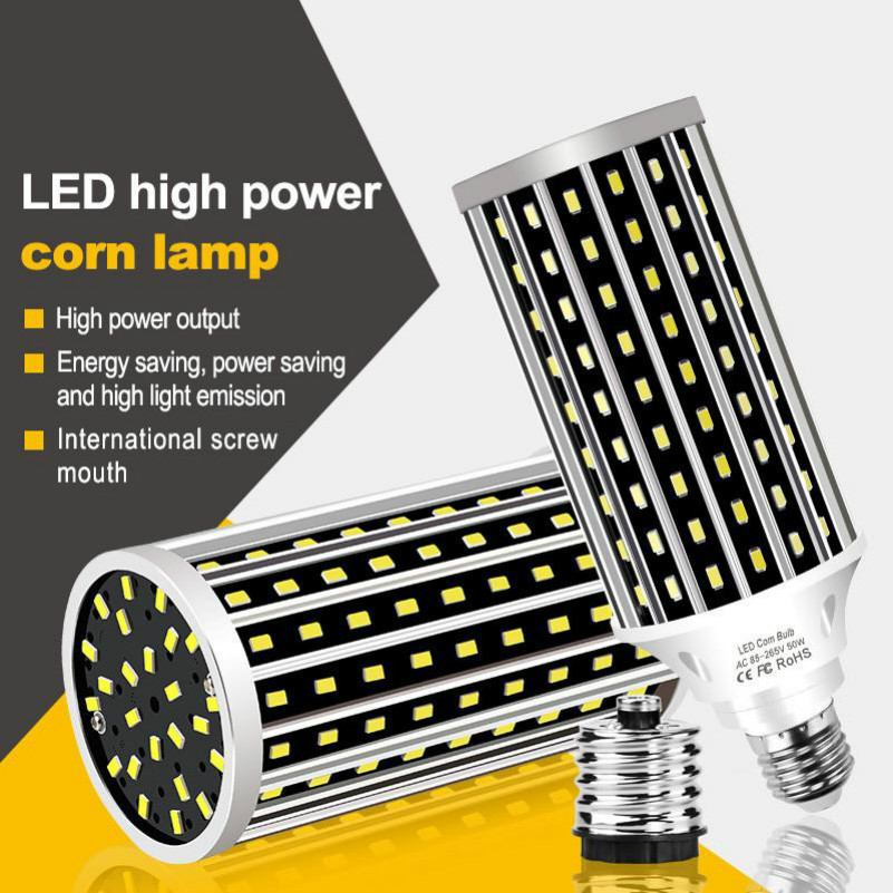 LED Bulbs AC100-277V E27 50W 2835 Fan Cooling LED Corn Lights Bulb Without Lamp Cover for Indoor Home Decoration Droplight Street Spotlight
LED Bulbs AC100-277V E27 50W 2835 Fan Cooling LED Corn Lights Bulb Without Lamp Cover for Indoor Home Decoration Droplight Street Spotlight