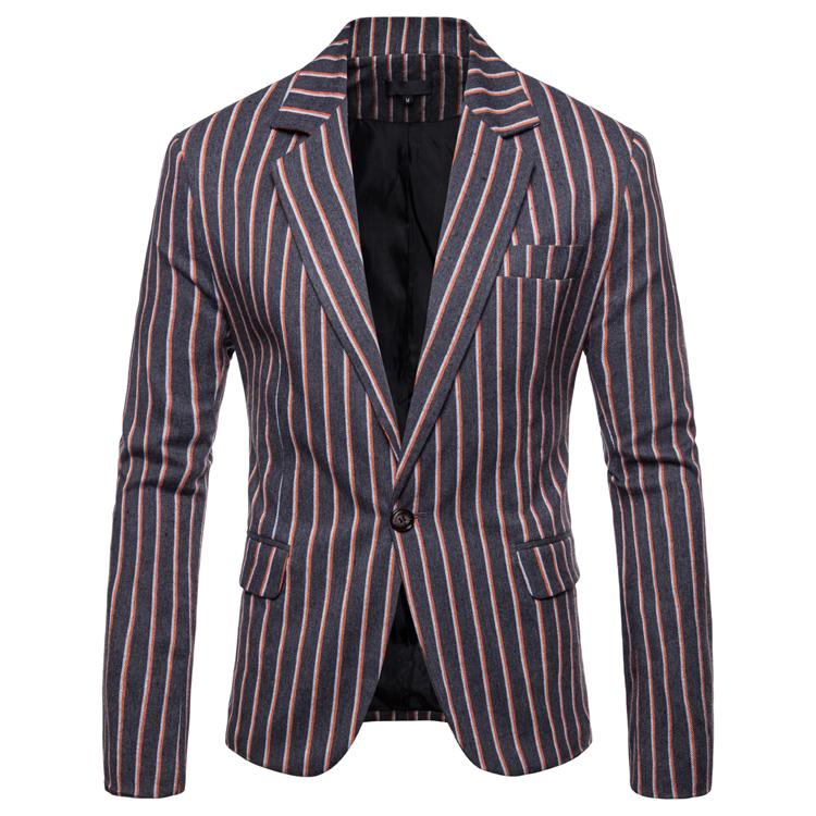 Business Casual Stripe Wedding suits for Men Blazer designs Slim Fit Banquet Mens Blazers And Suit Jackets Navy Blue Gray, Blue-1401-9650
Business Casual Stripe Wedding suits for Men Blazer designs Slim Fit Banquet Mens Blazers And Suit Jackets Navy Blue Gray, Blue-1401-9650