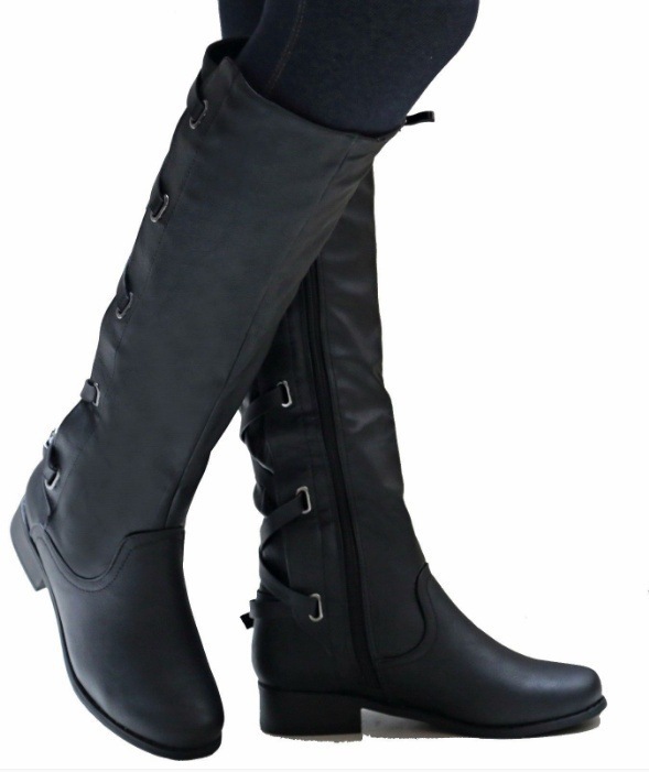 Round Toe Mid-Calf Cowboy Long Boots for Women Low Square Heel Autumn Winter Goth Boots Solid Buckle Shoes, Black
Round Toe Mid-Calf Cowboy Long Boots for Women Low Square Heel Autumn Winter Goth Boots Solid Buckle Shoes, Black