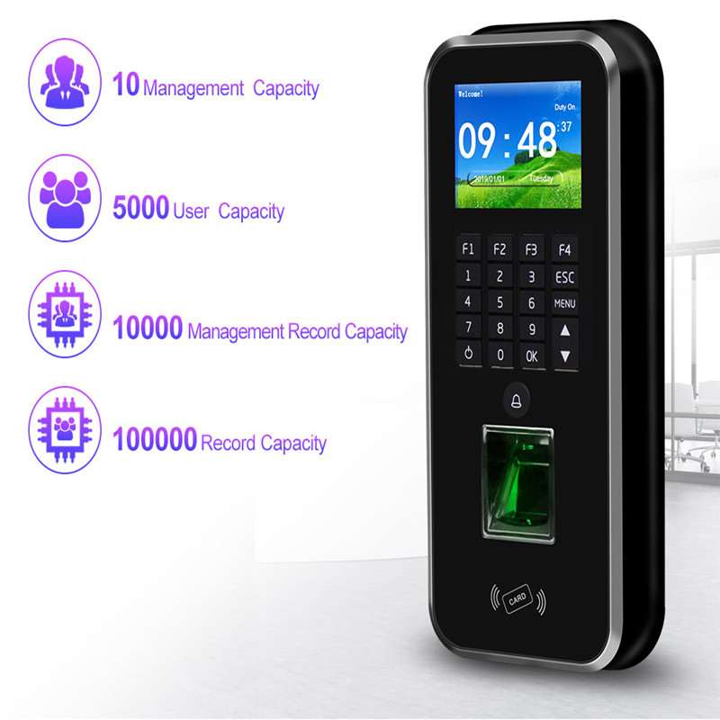 Password Access Control System RFID Keypad Fingerprint Biometric Attendance Machine Time Clock Recorder TCP/IP/RS485 USB Realand
Password Access Control System RFID Keypad Fingerprint Biometric Attendance Machine Time Clock Recorder TCP/IP/RS485 USB Realand