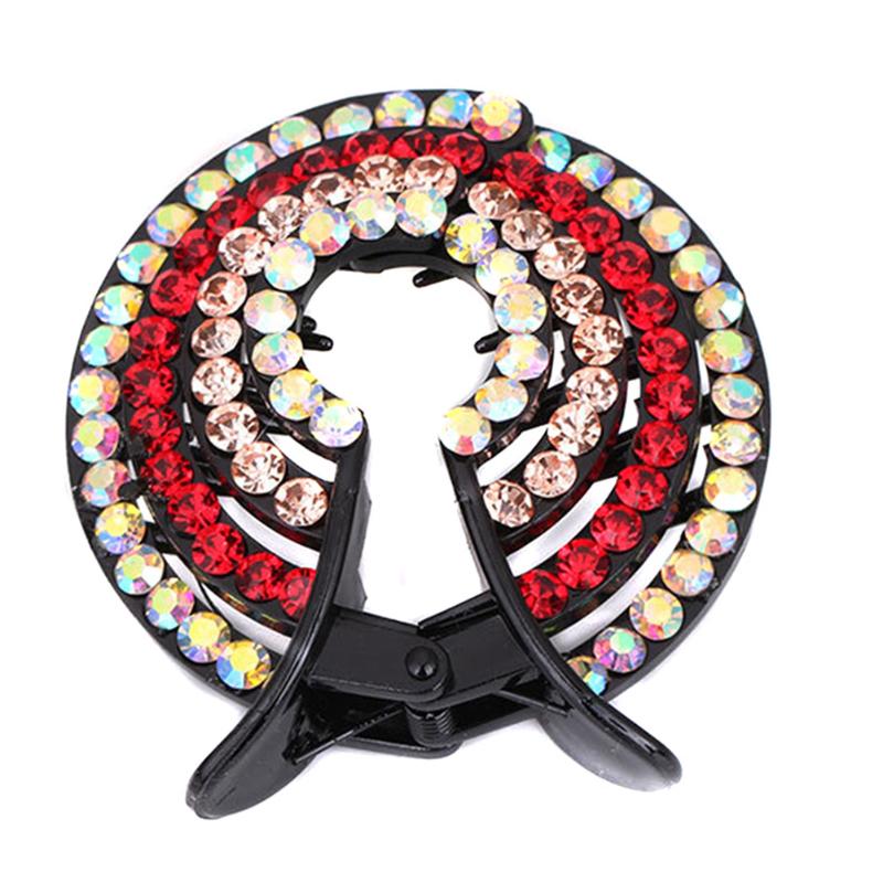 2020 Claw Clip Headgear Ponytail Holder Hair Accessory Expandable Rhinestone Round Hair Clip For Women Girls
2020 Claw Clip Headgear Ponytail Holder Hair Accessory Expandable Rhinestone Round Hair Clip For Women Girls