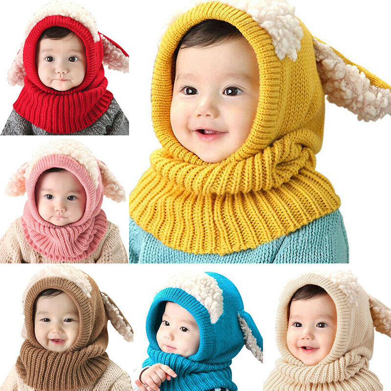Beanies Girls Boys Winter Beanie Warm Hat Hooded Scarf Earflap Knitted Baby Toddler Cap Fashion Hats
Beanies Girls Boys Winter Beanie Warm Hat Hooded Scarf Earflap Knitted Baby Toddler Cap Fashion Hats