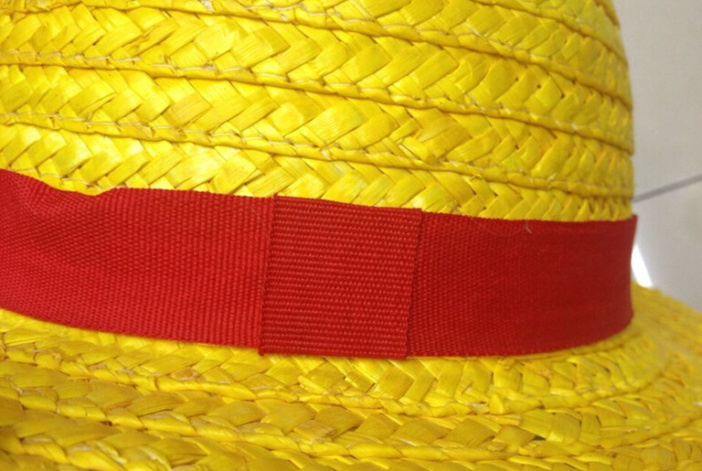 Anime Luffy Cosplay Straw Boater Beach Hat Cap Halloween T200826