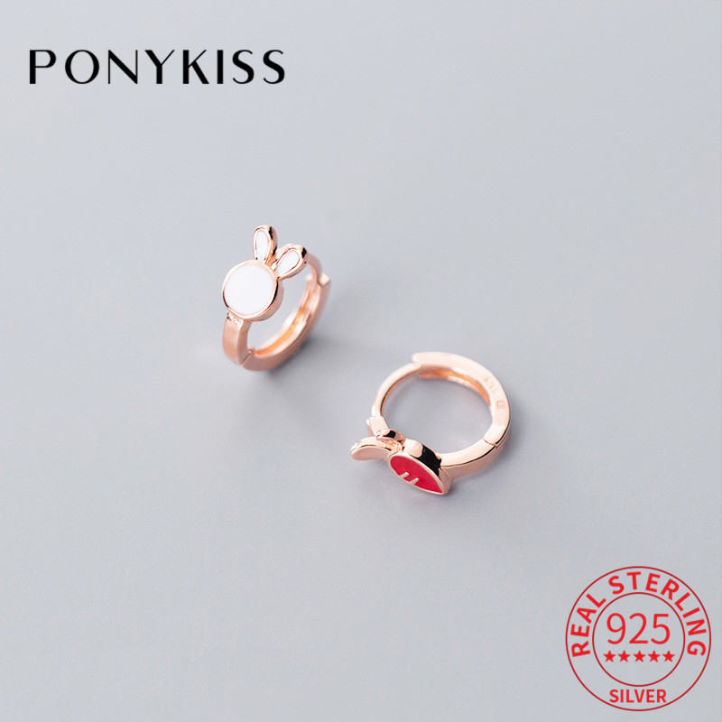 PONYKISS Cute S925 Sterling Silver White and carrot Minimlist Hoop Earrings Women Party Fine Jewelry Accessories Gift
PONYKISS Cute S925 Sterling Silver White and carrot Minimlist Hoop Earrings Women Party Fine Jewelry Accessories Gift