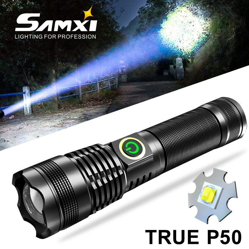 New True XHP50 High Light LED Built-in Battery Torch USB Charging 5 Modes With Zoomable and Power Display
New True XHP50 High Light LED Built-in Battery Torch USB Charging 5 Modes With Zoomable and Power Display