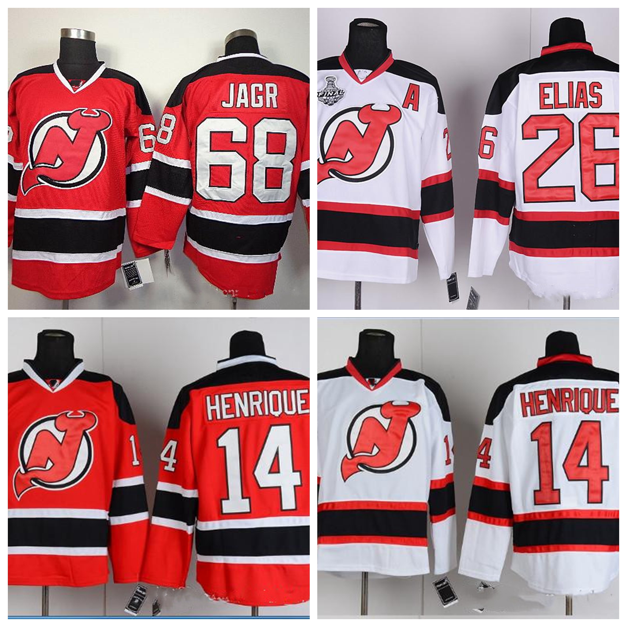 Man's Cheap New Jersey Devils Jerseys 26 Patrik Elias 68 Jaromir Jagr 14 Adam Henrique Jersey Stitched High Quality Hockey Jersey White Red, Black;red
Man's Cheap New Jersey Devils Jerseys 26 Patrik Elias 68 Jaromir Jagr 14 Adam Henrique Jersey Stitched High Quality Hockey Jersey White Red, Black;red