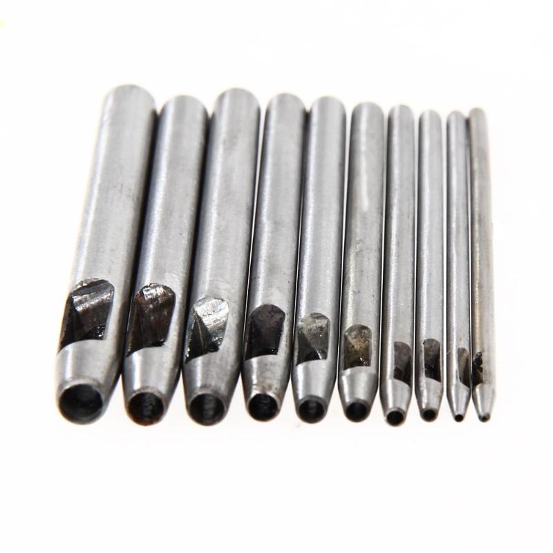 10pcs Leather Craft Tools Leather Punch craft Hollow Set Hole Set Hollow Puncher Belt Punch 0.5mm-5mm Hand Tool
10pcs Leather Craft Tools Leather Punch craft Hollow Set Hole Set Hollow Puncher Belt Punch 0.5mm-5mm Hand Tool