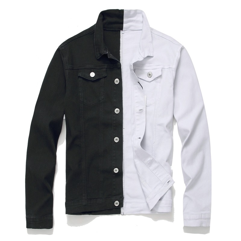 New Denim Youth Jacket Men's Hip Hop Men's Black and White Two-color Slim Jacket Streetwear Slim Mens Jackets and Coats, Hq0812 black white
New Denim Youth Jacket Men's Hip Hop Men's Black and White Two-color Slim Jacket Streetwear Slim Mens Jackets and Coats, Hq0812 black white