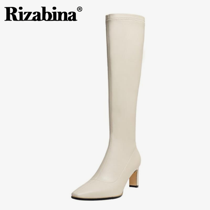 Rizabina Fashion Zipper Knee Boots Women Thick Heel Winter Shoes Woman Warm New Sexy Long Boot Square Toe Footwear Size 34-39, Black
Rizabina Fashion Zipper Knee Boots Women Thick Heel Winter Shoes Woman Warm New Sexy Long Boot Square Toe Footwear Size 34-39, Black