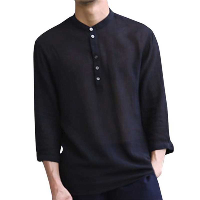 American Men's Casual Cotton And Linen Short Sleeve White Shirt Blusas Blouse Camisa Masculina Bluzki Bluzka Plus Size Clothes, Black
American Men's Casual Cotton And Linen Short Sleeve White Shirt Blusas Blouse Camisa Masculina Bluzki Bluzka Plus Size Clothes, Black
