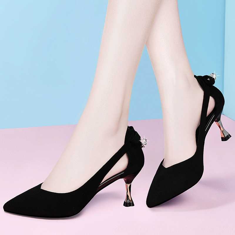 2020 Fashion Summer Women Sandal Hollow Out Sandals Sexy High Heels Party Pumps Women Shoes New Pointed Rhinestone High Heels, Black
2020 Fashion Summer Women Sandal Hollow Out Sandals Sexy High Heels Party Pumps Women Shoes New Pointed Rhinestone High Heels, Black