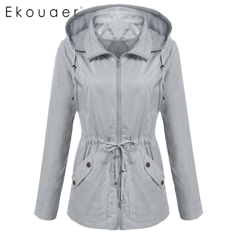 Ekouaer Women Waterproof Jacket Detachable Hooded Long Sleeve Outdoor Windbreaker Pocket Button Drawstring Lightweight Jackets, Bl
Ekouaer Women Waterproof Jacket Detachable Hooded Long Sleeve Outdoor Windbreaker Pocket Button Drawstring Lightweight Jackets, Bl
