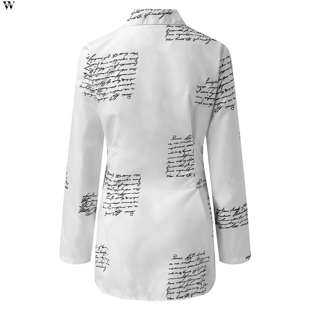 2019 Women Autumn Long Sleeve V neck T Shirt White Colour Casual Mini Office Dress 9.25 MX200804