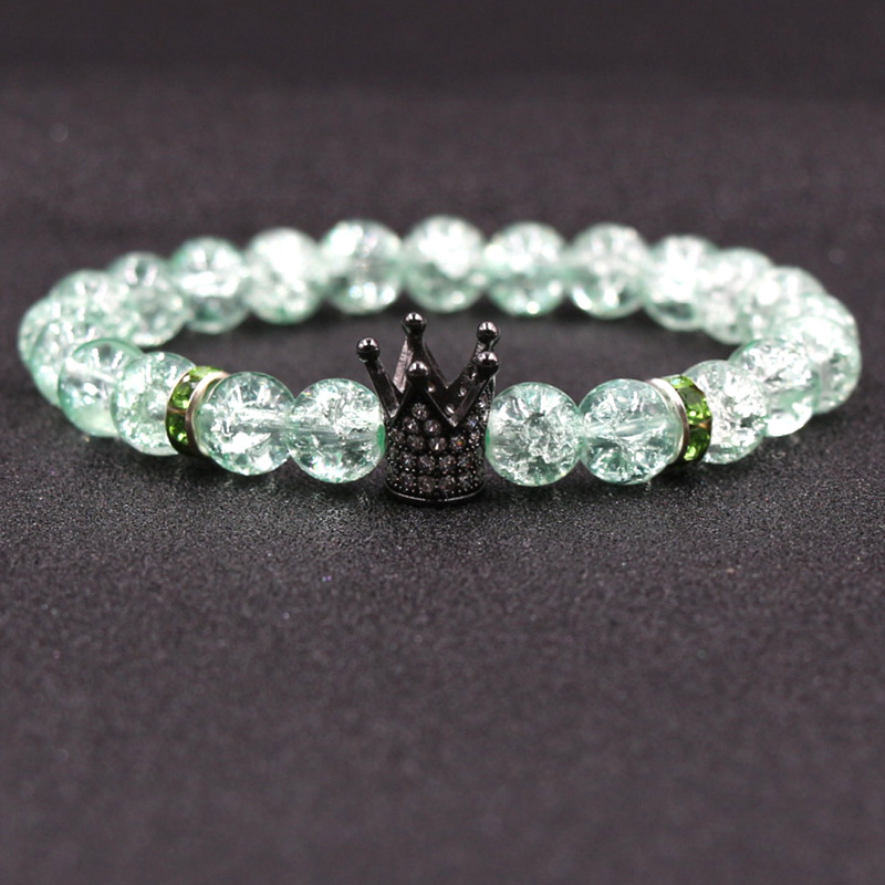 Simple Women Fashion Jewelry Green Crystal Explosive Flower bracelet Round Beads Elastic Bangles Micro Inset Crown Bracelet
Simple Women Fashion Jewelry Green Crystal Explosive Flower bracelet Round Beads Elastic Bangles Micro Inset Crown Bracelet