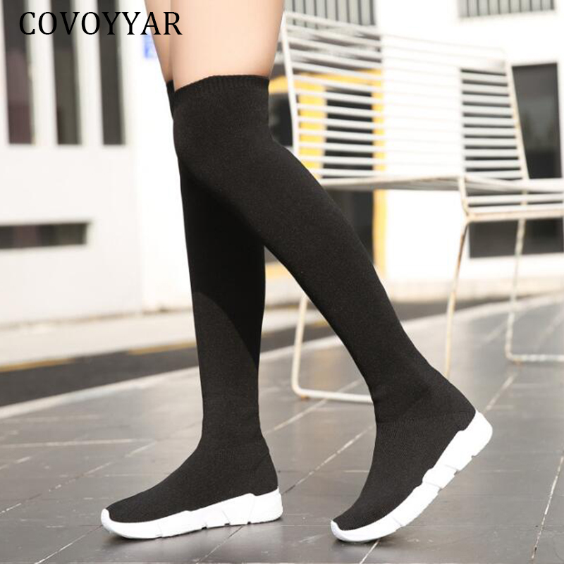 COVOYYAR 2020 Fashion Women Socks Boots Long Slim Over The Knee High Boots Autumn Winter Stretch Fabric Wedge Shoes Woman WBS850, Orange2
COVOYYAR 2020 Fashion Women Socks Boots Long Slim Over The Knee High Boots Autumn Winter Stretch Fabric Wedge Shoes Woman WBS850, Orange2