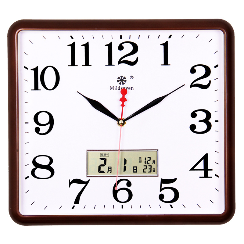 Mute Square Wall Clock Quartz Calendar Creative Modern Wall Clock Digital Gold Relogios De Parede Home Decor AD50WC
Mute Square Wall Clock Quartz Calendar Creative Modern Wall Clock Digital Gold Relogios De Parede Home Decor AD50WC