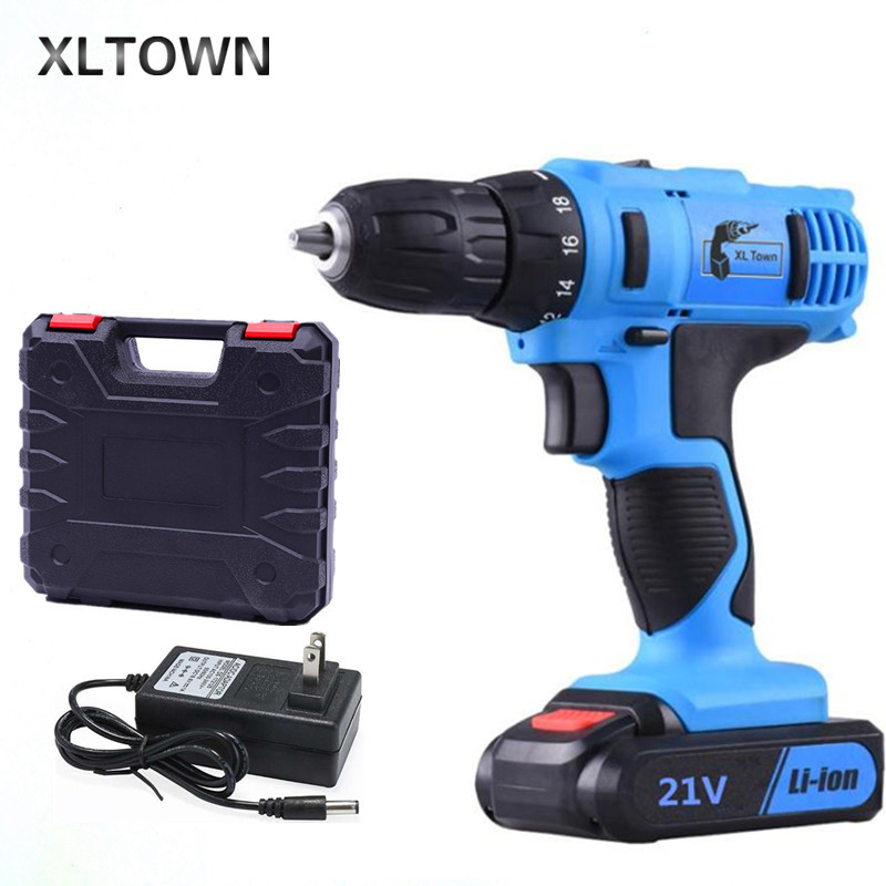 XLTOWN21v Cordless Electric Screwdriver High Quality Cordless Drill Rechargeable Lithium Battery Electric Screwdriver Power tool
XLTOWN21v Cordless Electric Screwdriver High Quality Cordless Drill Rechargeable Lithium Battery Electric Screwdriver Power tool