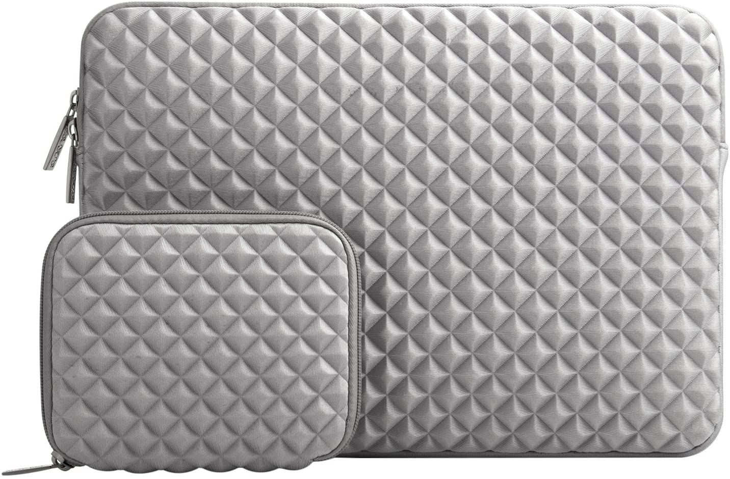 Laptop Sleeve Compatible with 13-16 Inch MacBook Pro/Air, Notebook Diamond Foam Neoprene Bag Cover,Gray
Laptop Sleeve Compatible with 13-16 Inch MacBook Pro/Air, Notebook Diamond Foam Neoprene Bag Cover,Gray