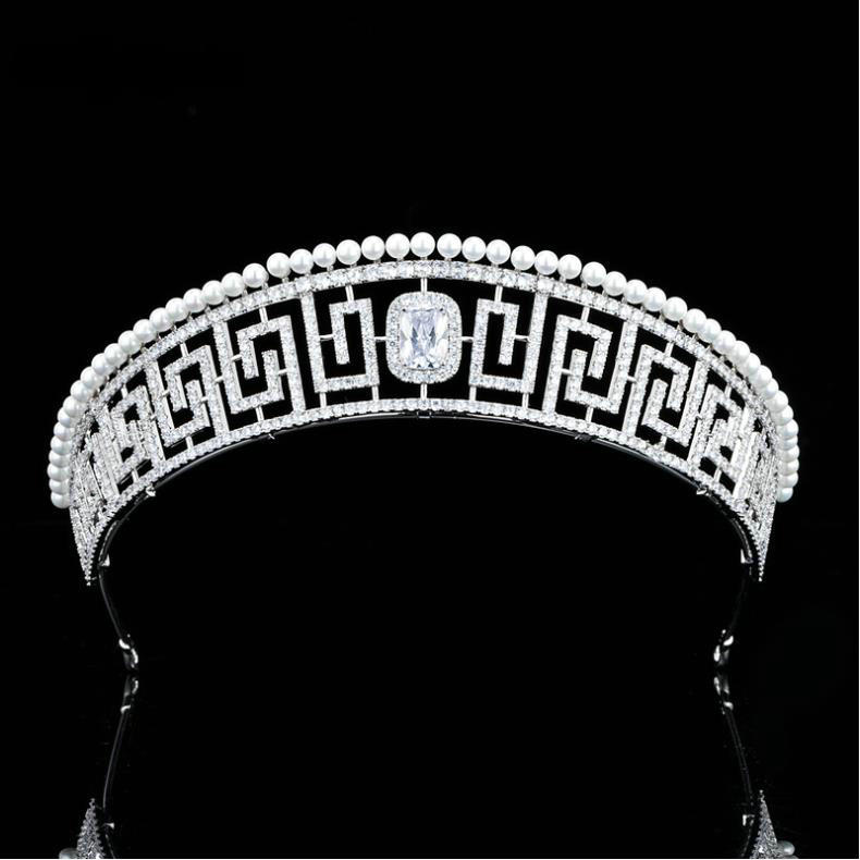 EillyRosia Lujo CZ Wedding Crown Accesorios para el cabello Joyeria de boda Tocado Novia femenina Conjunto de diseno
EillyRosia Lujo CZ Wedding Crown Accesorios para el cabello Joyeria de boda Tocado Novia femenina Conjunto de diseno